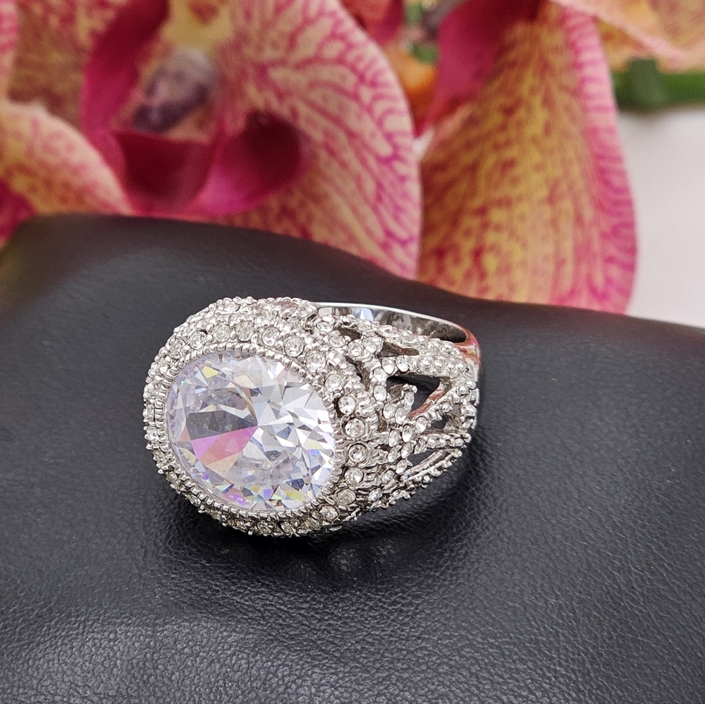 Premier Designs Sterling silver tourmaline cocktail ring